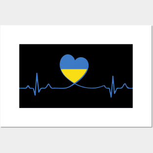 My Heart Beats for Ukraine Posters and Art